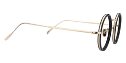 Alisa Round Black Glasses5