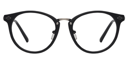 Kana Round Black Glasses0
