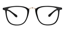 Devin Rectangle Black Glasses0