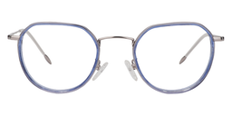 Allen Round Blue Glasses0
