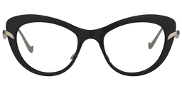 Nora Cat Eye Black Glasses0