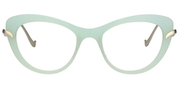 Nora Cat Eye Green Glasses0