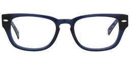 Ellis Rectangle Blue Glasses0