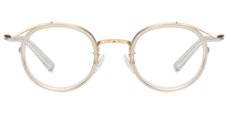 Andy Round Gold Glasses0