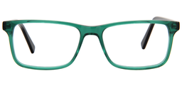 Nicole Rectangle Green Glasses0