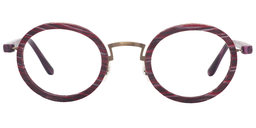 Vincent Oval  Purple Glasses0