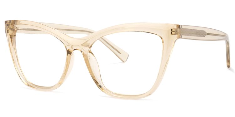 Raegan Cateye Beige Glasses