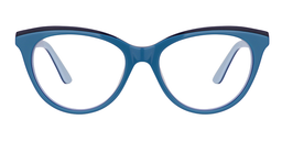 Aletta Cat Eye Blue Glasses0