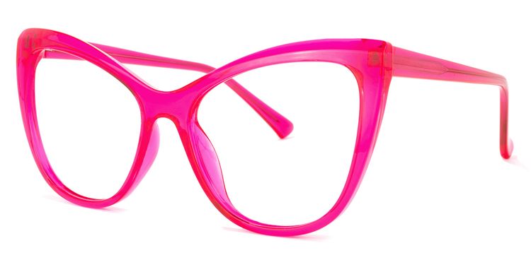 Shelby Cateye Bright-Pink Glasses