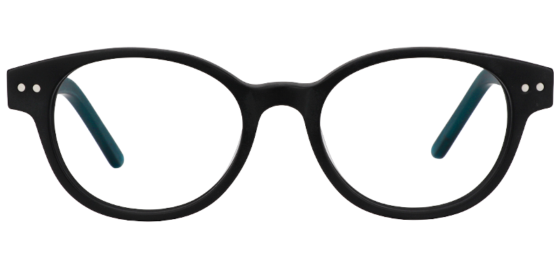 Oval Black Glasses0