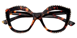 Flora Butterfly Tortoise Eyeglasses1