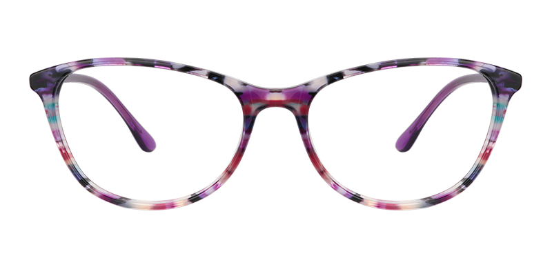 Oval Purple Glasses0