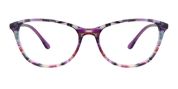Constance Oval Purple Glasses0