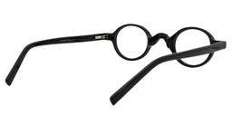 Ailwyn Round Black Glasses5