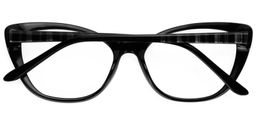 Teresa Striped Cat Eye Glasses5