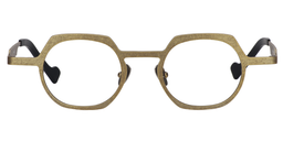 Hilary Geometric Brown Glasses0
