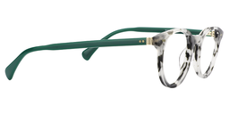 Kimberley Oval Green Tortoise Glasses2