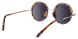 Alban Round Purple Floral Sunglasses5