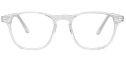 Becky Round Clear Glasses0