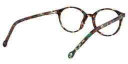 Dennielle Round Floral Glasses5