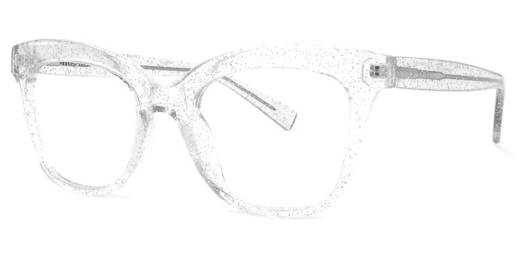 Santiago Cateye Clear Glasses