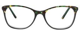 Alcuin Rectangle Green Glasses0