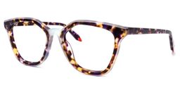 Yannick Square Purple-Tortoise Glasses1