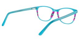 Natalie Square Light Blue Glasses5