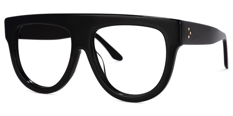 Jules Black Round Glasses