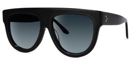 Jules Black Round Sunglasses1