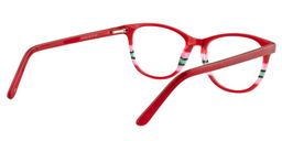 Natalie Square Red Glasses5