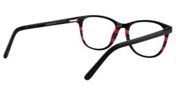 Natalie Square Black Glasses5