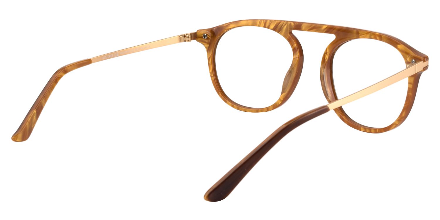 Square Brown Glasses | Zeelool Glasses5