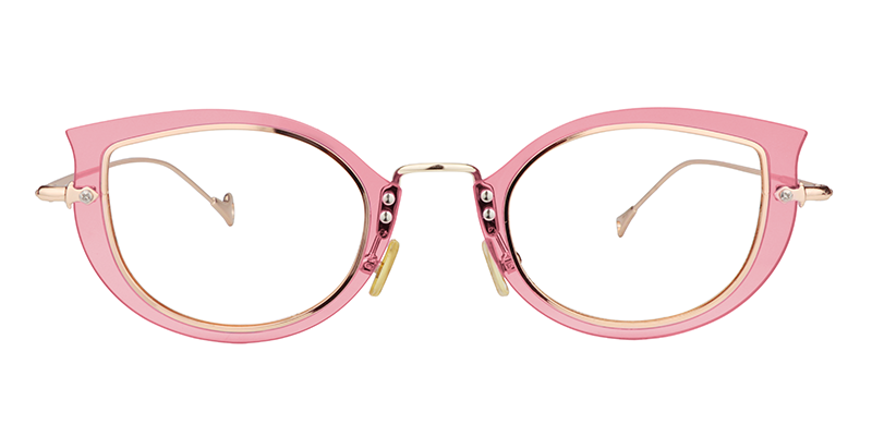 Cat Eye Pink Glasses | Zeelool Eyewear Online0