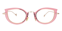 Alice Cat Eye Pink Glasses0