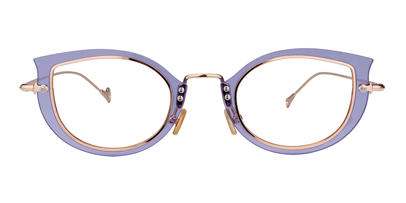 Cat Eye Light-Purple Glasses | Zeelool Eyewear Online0