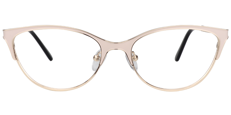 Browline Pink Glasses | Zeelool Eyewear0
