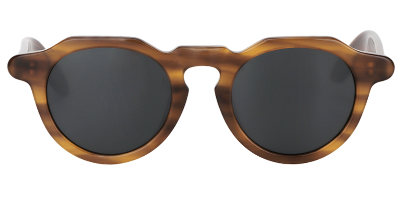 Round Brown Sunglasses | Zeelool Sunglasses Online0