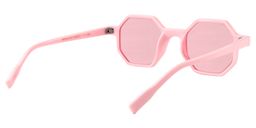 Andrea Geometric Pink Sunglasses5