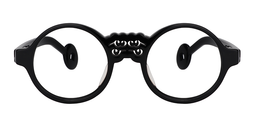 Magee Round Black Glasses0