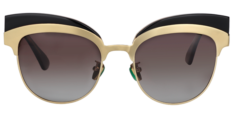 Browline Black Sunglasses | Zeelool Sunglasses0