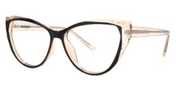 Tarun Cateye Beige Glasses1
