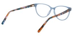 Agrippina Oval Light Blue Glasses5