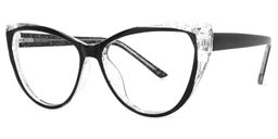 Tarun Cateye Black Glasses1
