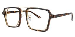 Nellie Tortoise-Gold Aviator Glasses1