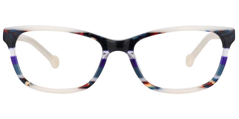 Rectangle White Glasses | Zeelool Prescription Glasses0