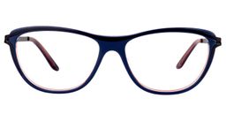 Albina Rectangle Blue Glasses0