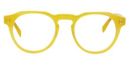 Alexa Round Yellow Glasses0