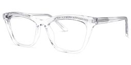 Quintus Cateye Clear Glasses1