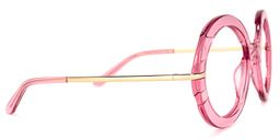 Keona Round Pink Glasses2